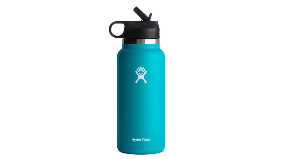 Hydro Flask Wide Mouth 2.0 w/ Straw Lid, Laguna, 32 oz, W32BSW454