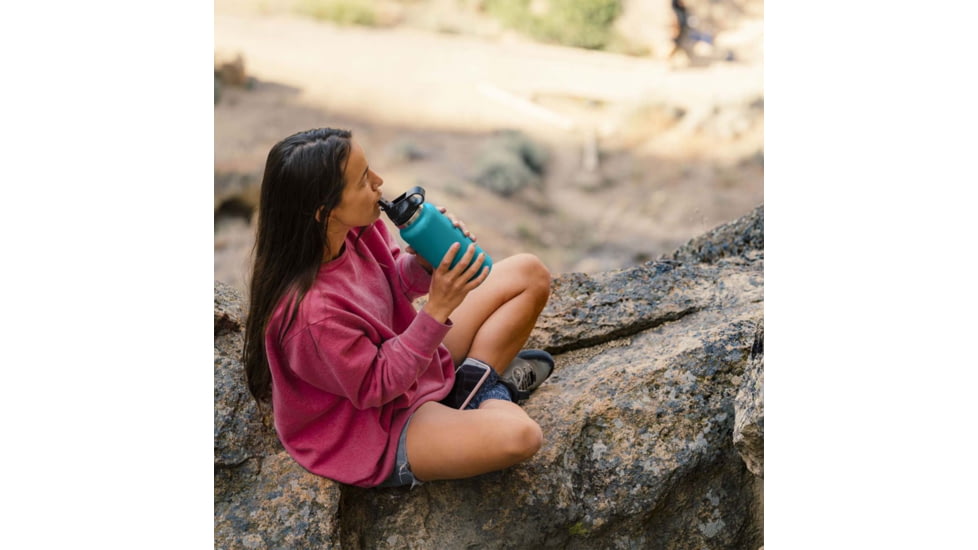 Hydro Flask Wide Mouth 2.0 w/ Straw Lid, Snapper, 32 oz, W32BSW604