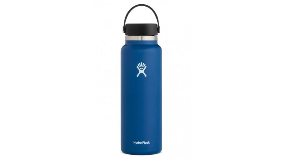 Hydro Flask Wide Mouth Flask, Cobalt, 40 oz., W40BTS407