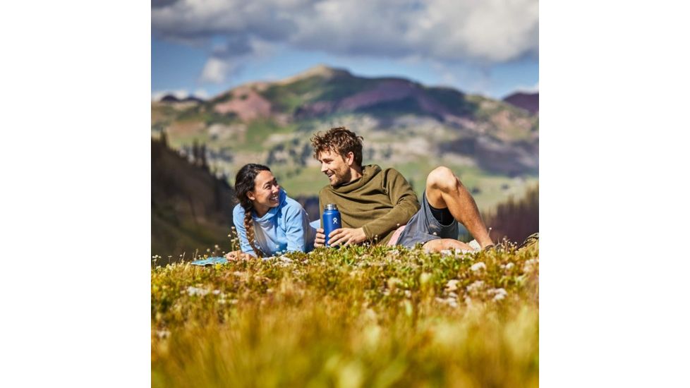 Hydro Flask Wide Mouth Flask, Cobalt, 40 oz., W40BTS407