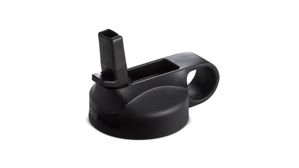 Hydro Flask Wide Mouth Flex Straw Lid, Black, WFS001