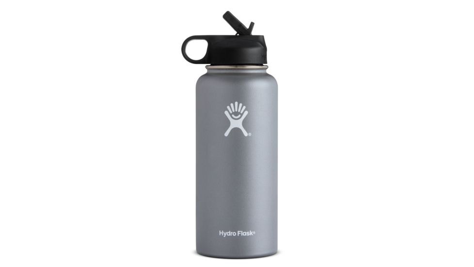 Hydro Flask Wide Mouth with Straw Lid 32 oz-Graphite