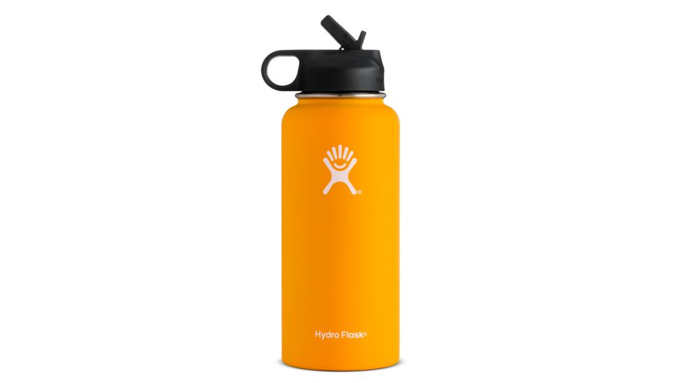 Hydro Flask Wide Mouth with Straw Lid 32 oz-Mango
