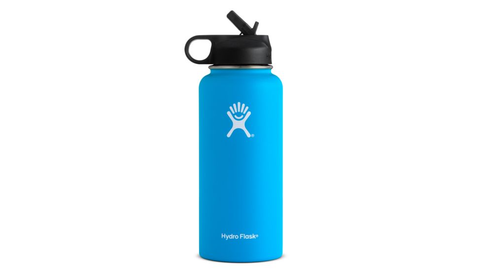 Hydro Flask Wide Mouth with Straw Lid 32 oz-Pacific