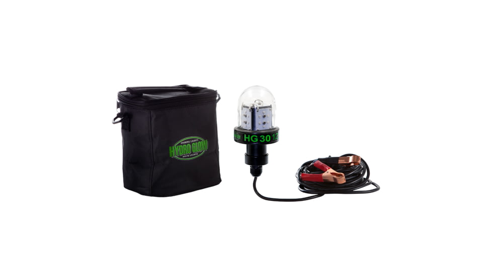 Hydro Glow HG30 Globe Style 30W/12V Deep Water LED Fish Light, Green, HG30
