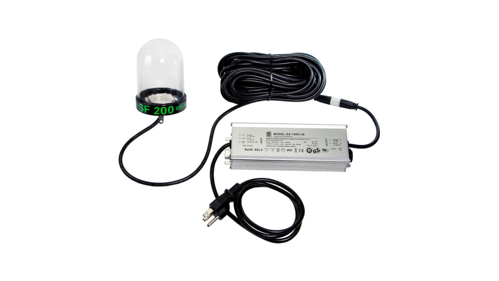 Hydro Glow 200W LED Underwater Dock Light w/ Cord, 50ft, #39, Green, SF200G