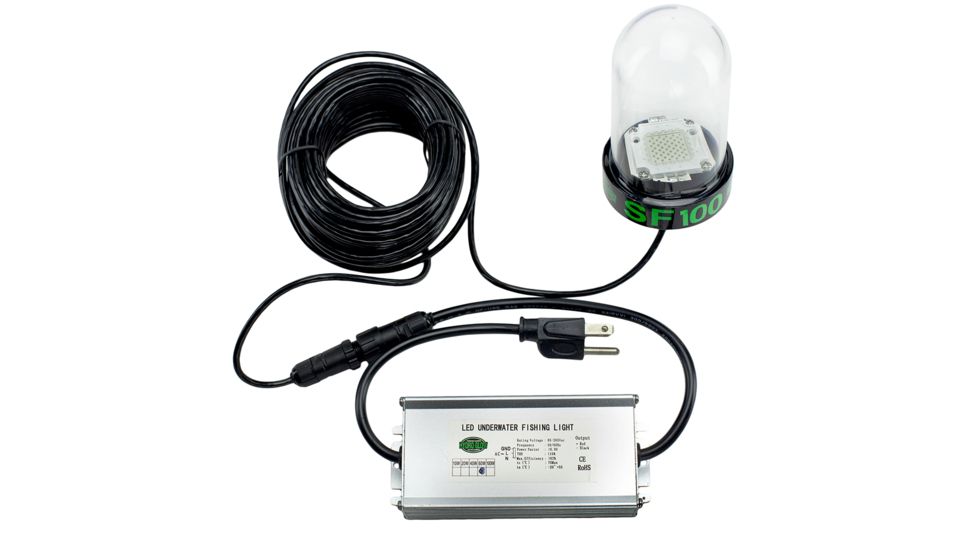 Hydro Glow SF100G 100W/120VVAC Underwater Anchored To Bottom Dock Light, Blue, SF100B