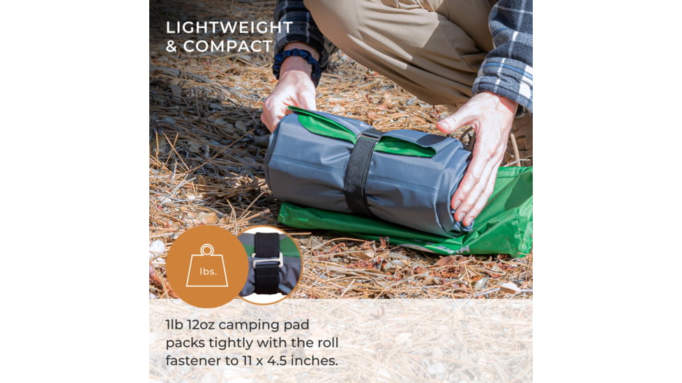 Hyke &amp; Byke Standard Appalachian Inflatable Sleeping Pad w/ Micro-Adjustment Valve, 4809732325453