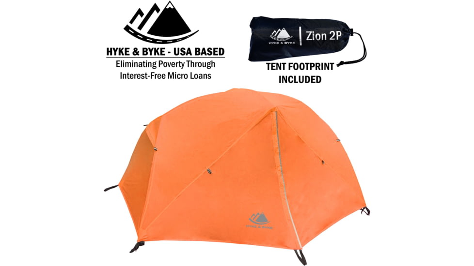 Hyke &amp; Byke Zion Backpacking Tent w/ Footprint - 1 Person, 2323207749709