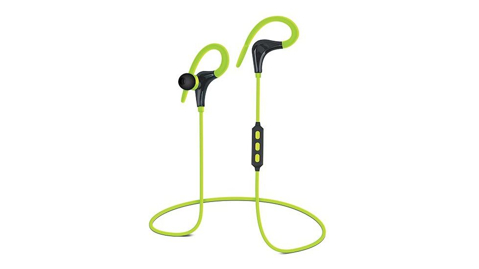 HyperGear Marathon Wireless Sports Earphones, Energy Green, Energy Green, 1 Year Limited Warranty, HYP-40754