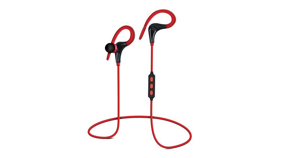 HyperGear Marathon Wireless Sports Earphones, Power Red, Power Red, 1 Year Limited Warranty, HYP-40778