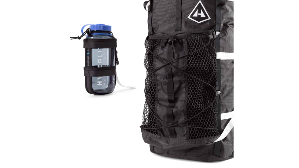 Hyperlite Mountain Gear Porter Accessory Bundle, Black Stuff Pocket &amp; Nalgene Bottle Holder by Hyperlite Mountain Gear, Nalgene, 7503337357357