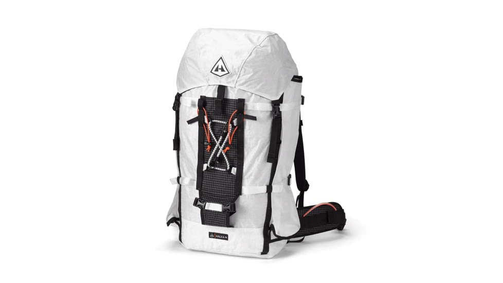 Hyperlite Mountain Gear Ultralight Mountaineering Backpack 70L Dyneema Pack for High Altitude Mountaineering, White, Medium, Hyperlite Mountain Gear Halka 70, 3-11370-2