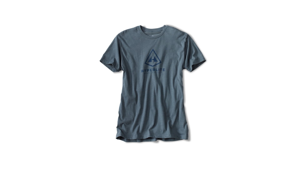 Hyperlite Mountain Gear Vertical Logo Tee - Mens, Blue, Extra Large, 1-91045-5