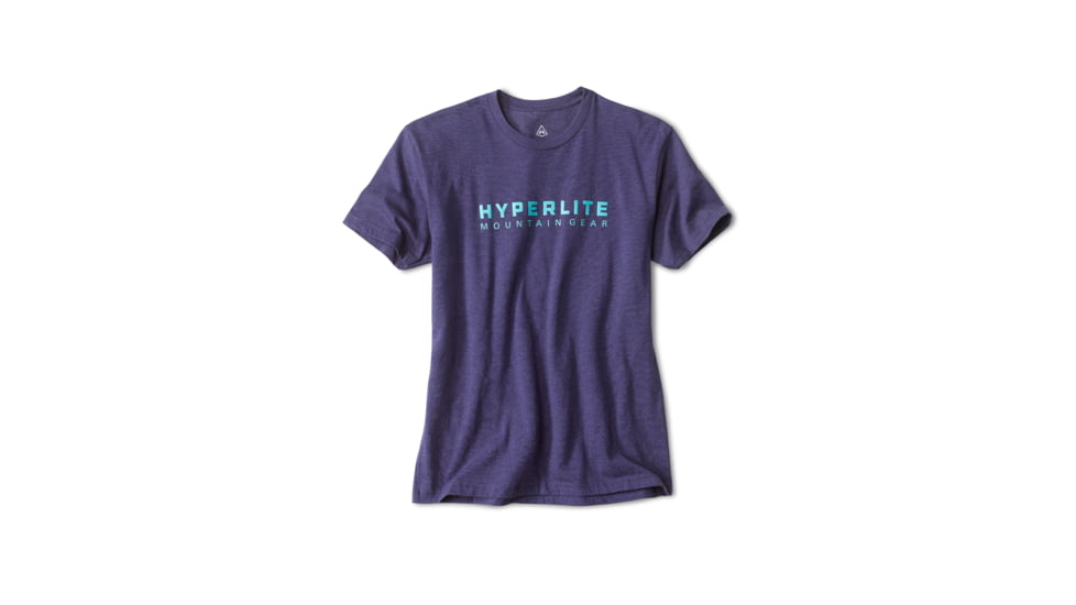 Hyperlite Mountain Gear Wordmark Tee - Mens, Violet, Small, 1-91041-2
