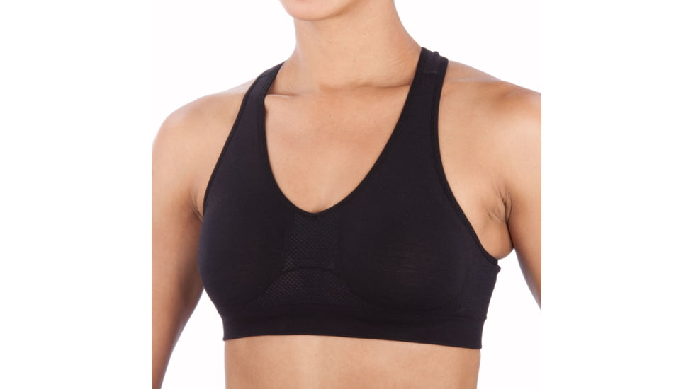 Ibex Balance Criss Cross Bra - Women's-Black-X-Large