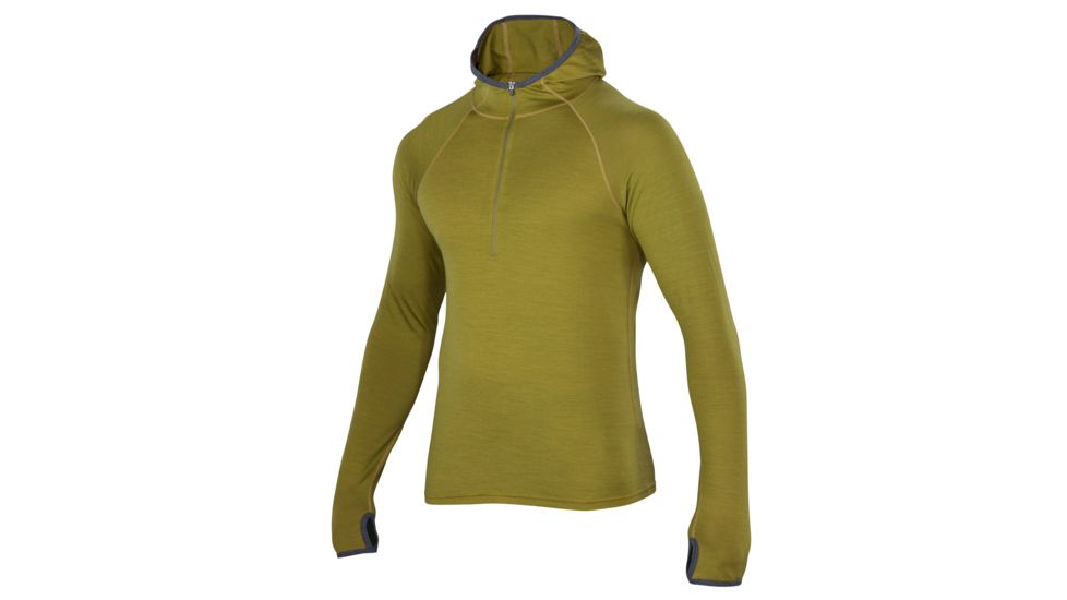 Ibex Hooded Indie - Men's-Sap Green-Large