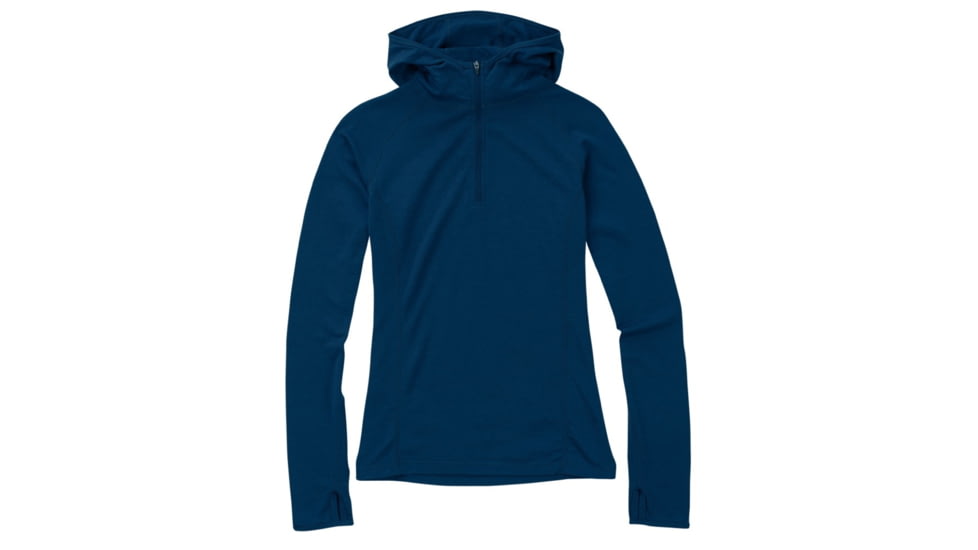 Ibex Hooded Indie - Women's-Black Turq-X-Small