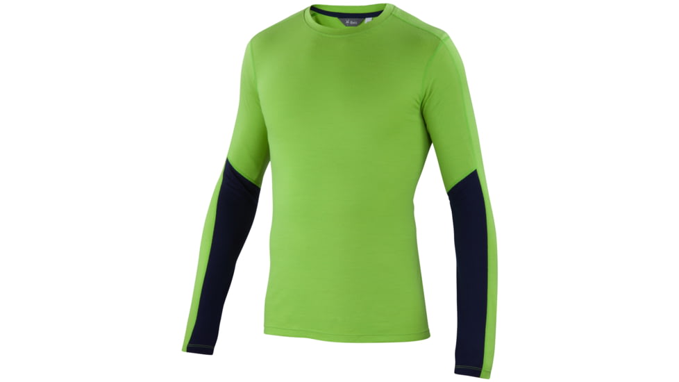 Ibex Indie Crew - Men's-Small-Green Flash