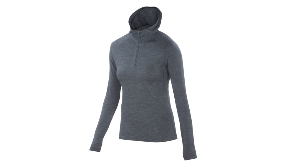 Indie Hoody - Womens-Pewter Heather-X-Small