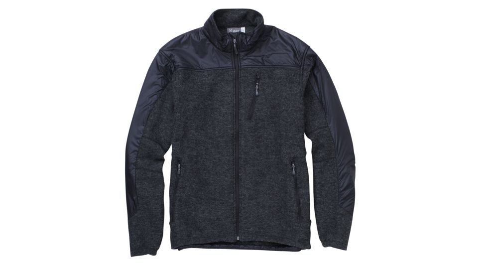Ibex Kombi Loden Jacket - Men's-Charcoal Marle-Large