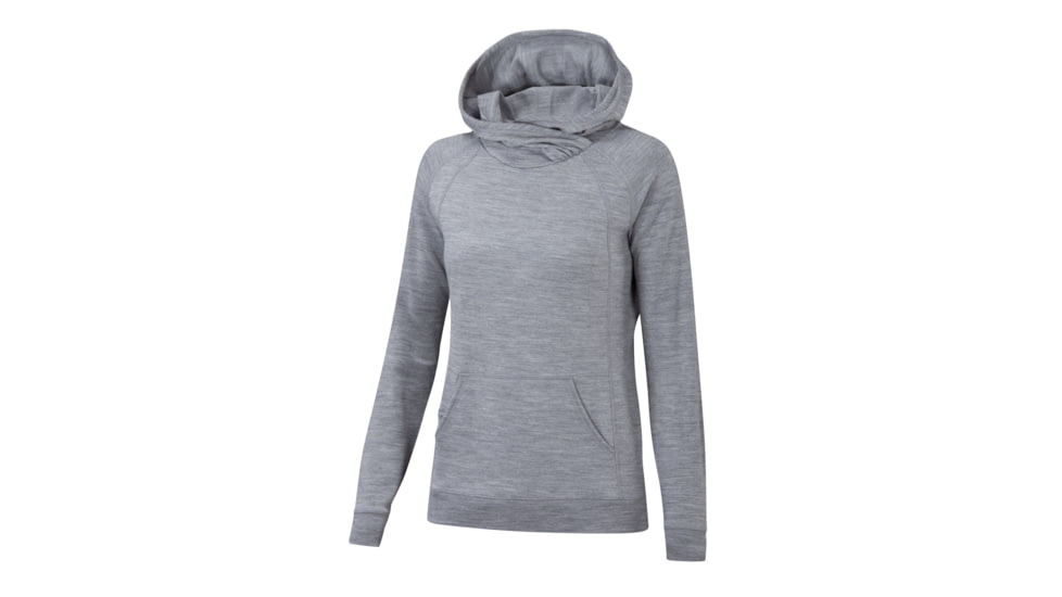 Ibex Latitude Hoody - Womens, Stone Grey Heather, Large 73340-7864-L