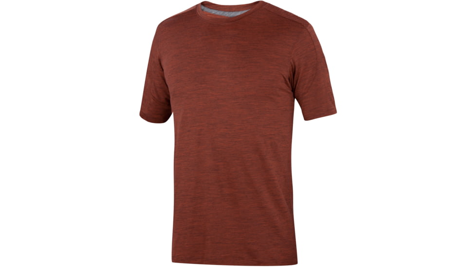 Ibex OD Heather Tee - Men's-Ochre Heather-Small
