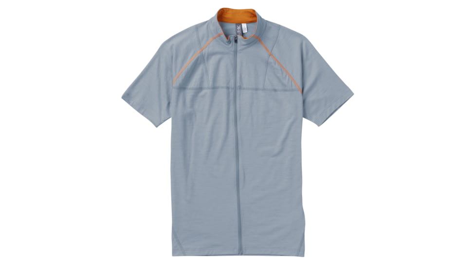 Ibex Rim Full Zip T - Men's-Mineral Grey-X-Large