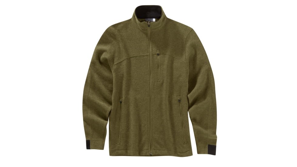 Ibex Scout Jura Full Zip Jacket - Men's-Deep Twig Heather-Small