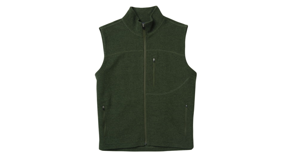Ibex Scout Vest - Men's-Green Bark Heather-Small