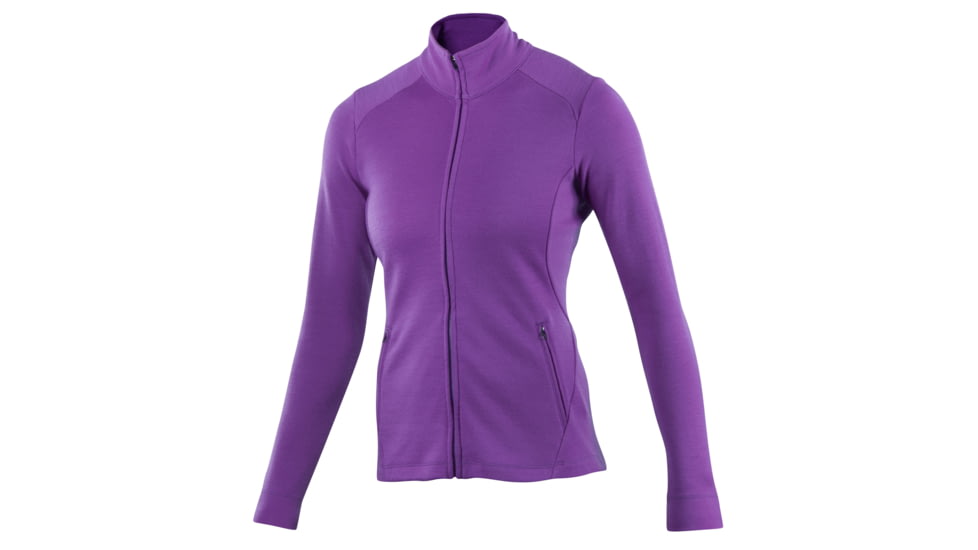 Ibex Shak Full Zip II - Women's-African Violet-Large