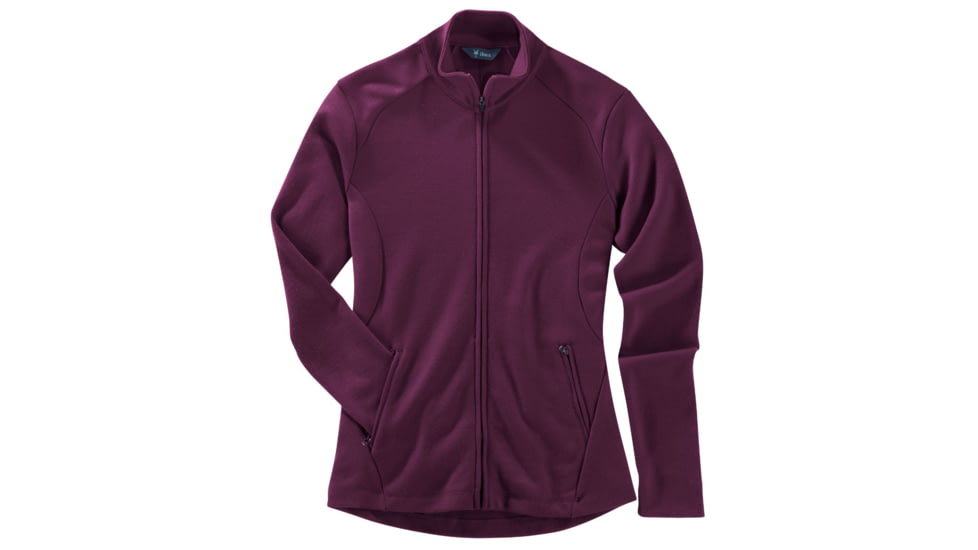 Ibex Shak Full Zip II - Women's-Vino Rojo-Small