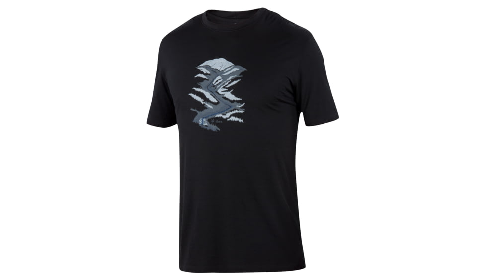 Ibex Short Sleeve Art Tee - Men's-Mt Ascutney/Black-X-Large