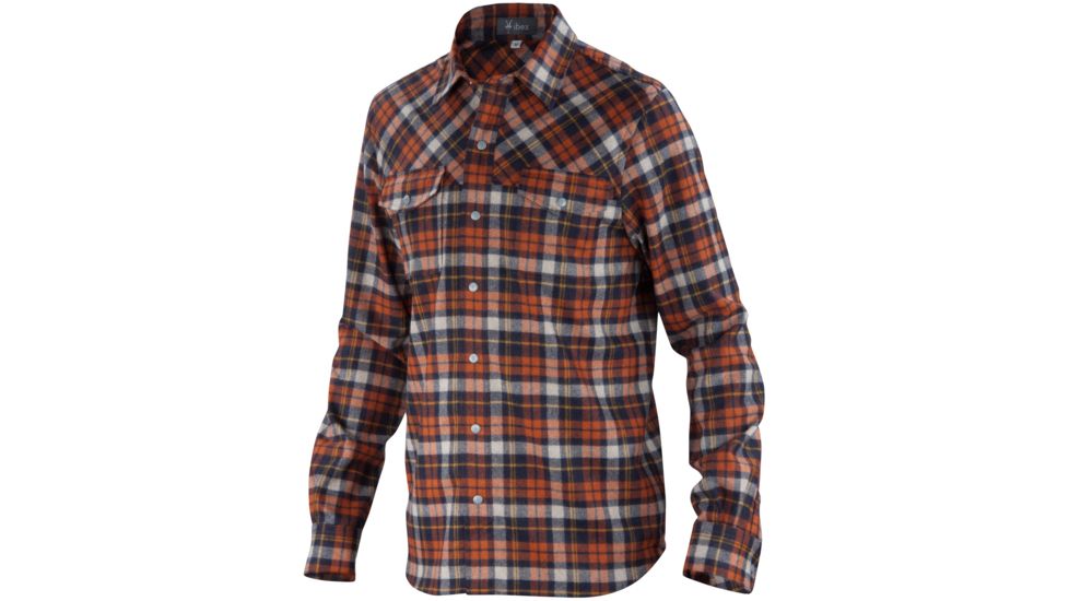 Ibex Taos Plaid Shirt - Men's-Hunter Plaid-X-Large