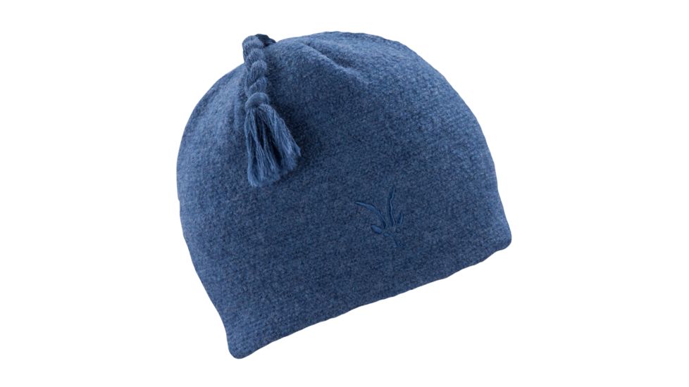Ibex Top Knot Hat - Mens-Dark Blueprint Heather-One Size