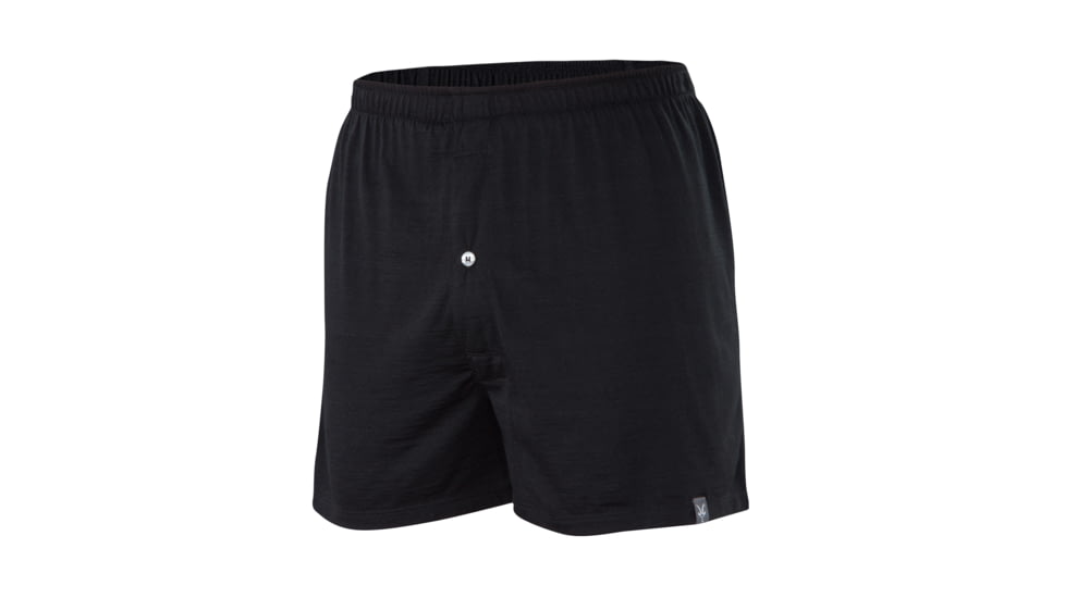 Ibex W2 Standard Boxer - Mens-Black-Large