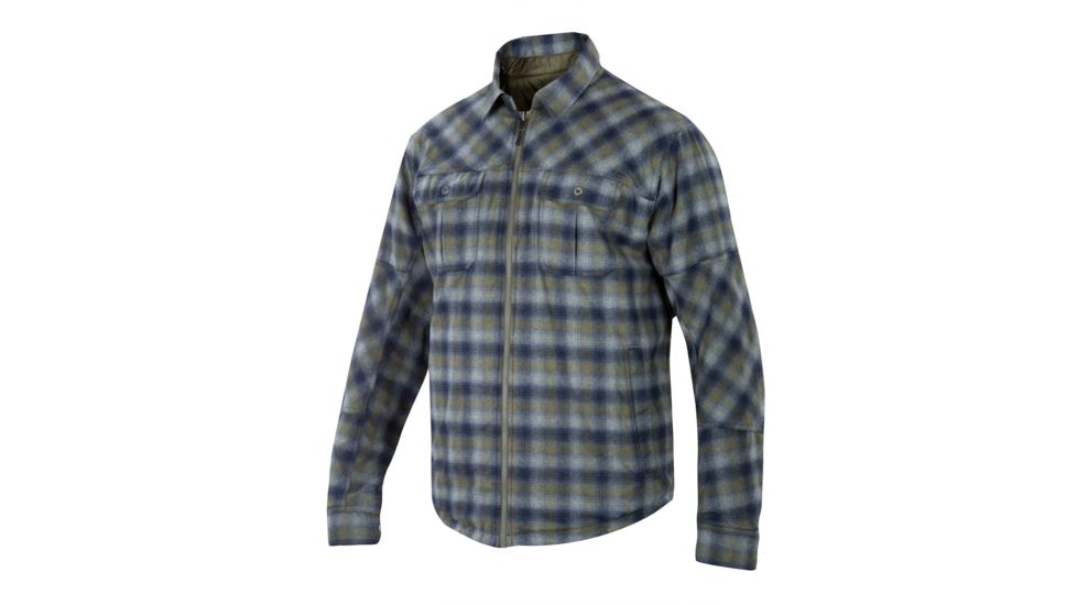 Ibex Wool Aire Shirt Jacket - Mens-Acorn-X-Large