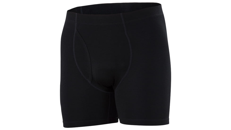 Ibex Woolies 1 Boxer Brief - Men's-Black-5 in-X-Large