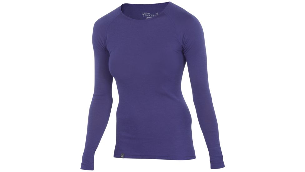 Ibex Woolies 1 Crew - Women's-Iris-Large
