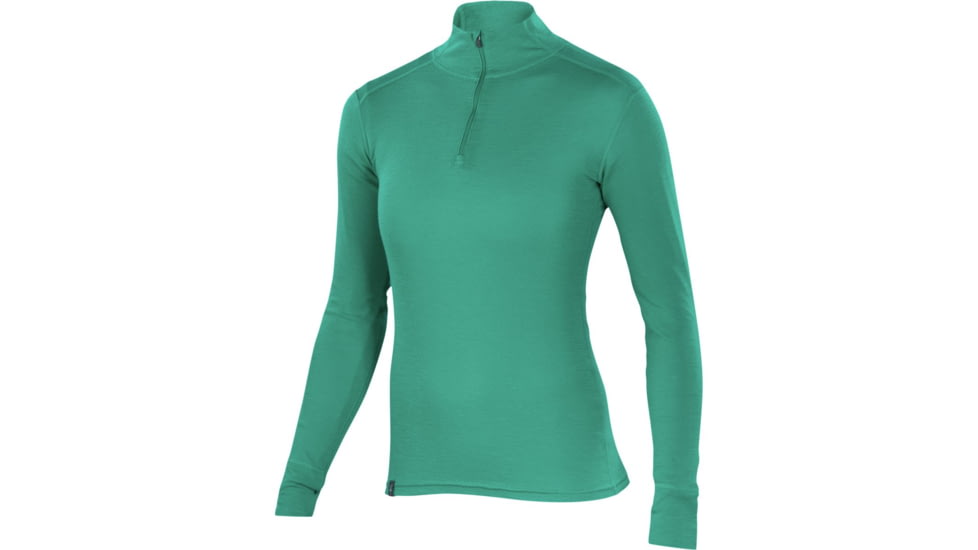 Ibex Woolies 1 Zip T-Neck - Women's-Juniper-Medium