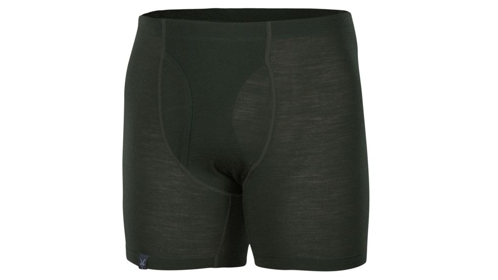 Ibex Woolies 150 Boxer Brief - Men's-Green Night-X-Large