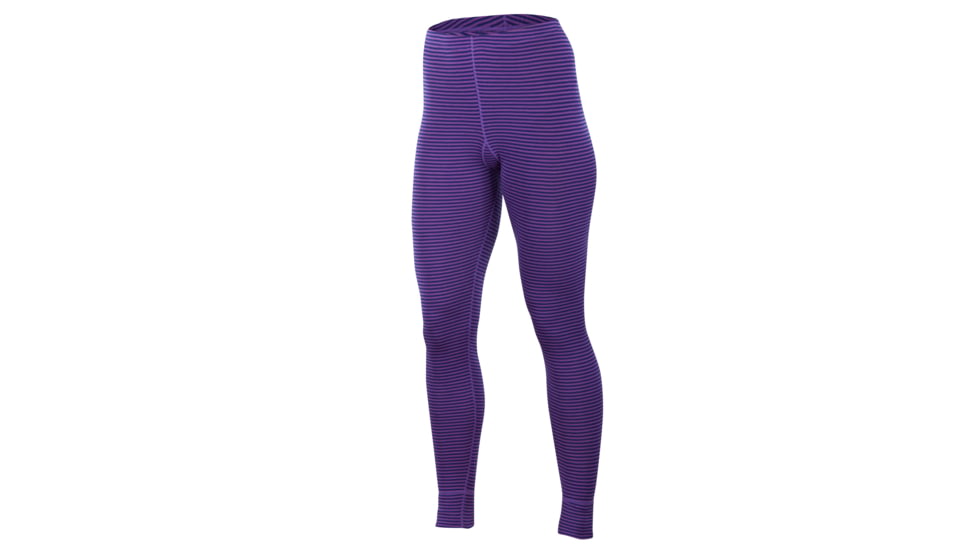 Ibex Woolies Bottom 150 - Women's-X-Small-Stripe Blue/Violet