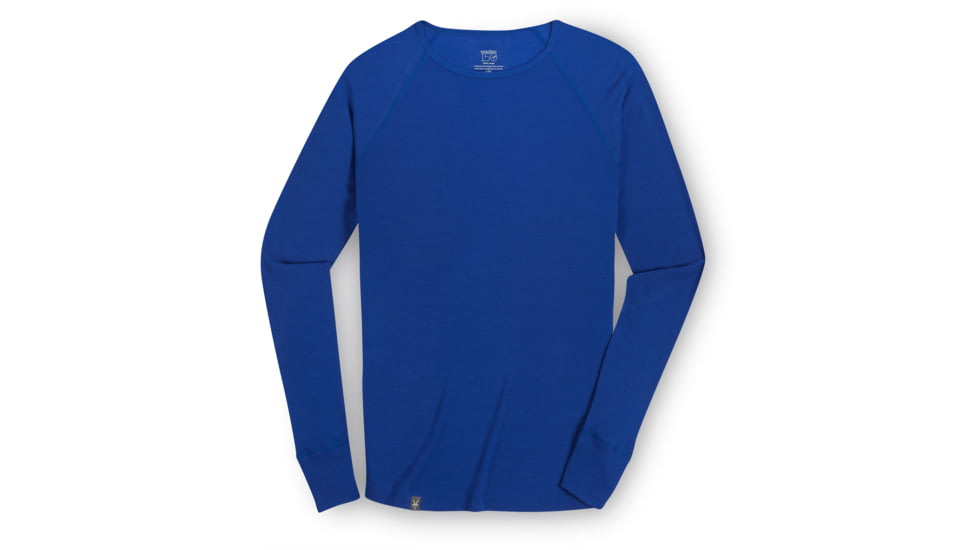 Ibex Woolies Crew 150 - Men's-Medium-Blue Jay