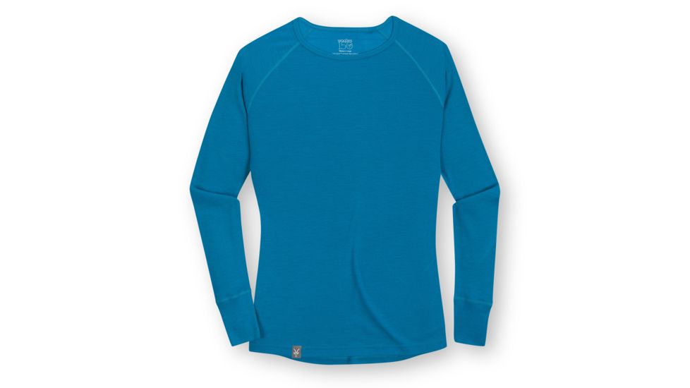 Ibex Woolies Crew 150 - Women's -X-Small-Peacock Blue