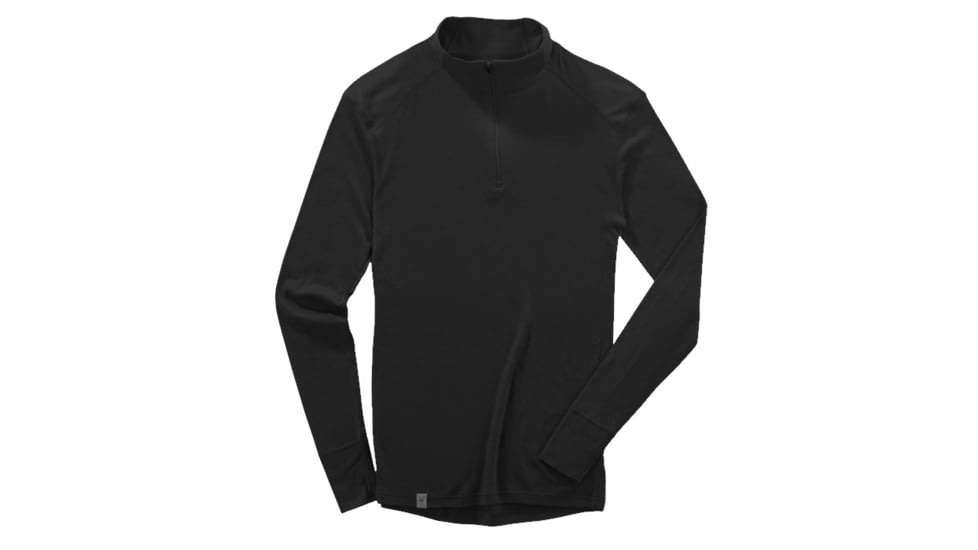 Ibex Woolies Zip T-Neck Mens - Blue Water XL