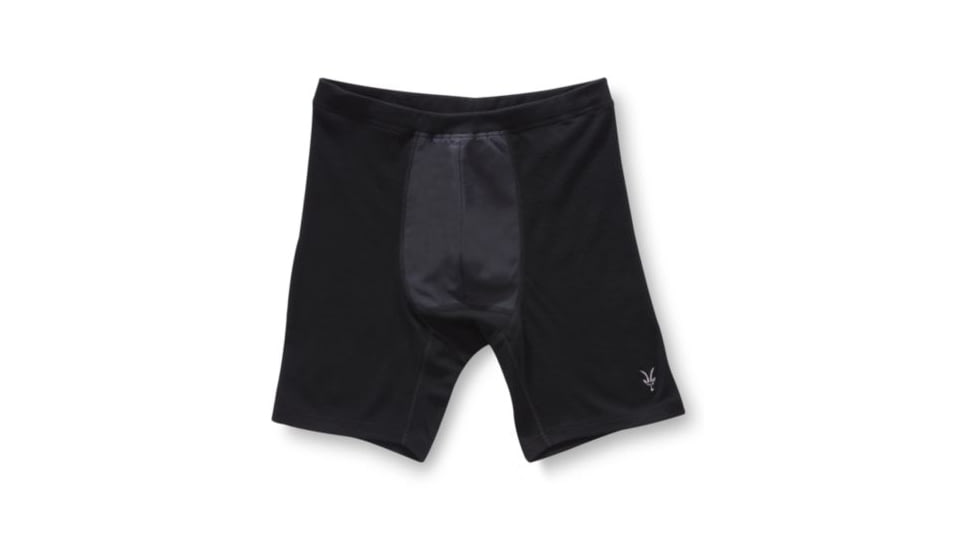 Ibex Zephyr Wind Boxer Mens - Black XL
