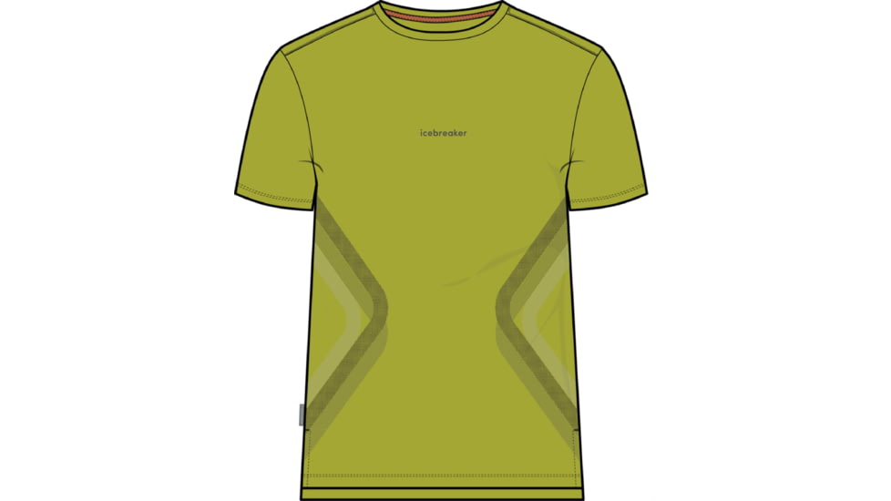 Icebreaker 125 Cool-Lite Sphere II Short Sleeve Synergism T-Shirt - Men's, Bio Lime, Small, IB0A56QF864S