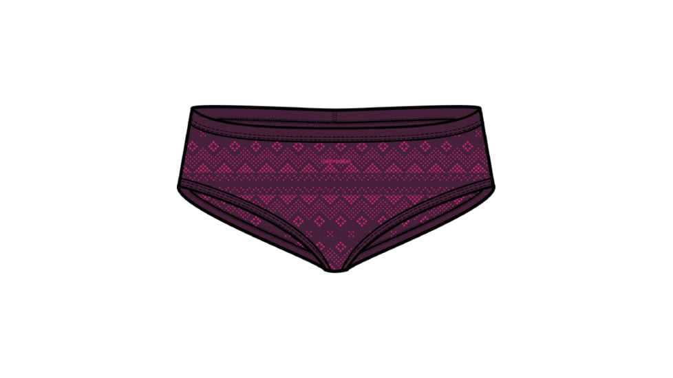 Icebreaker 150 Siren First Snow Hipkini - Women's, Nightshade/Tempo/Aop, Extra Large, IB0A56V7998XL