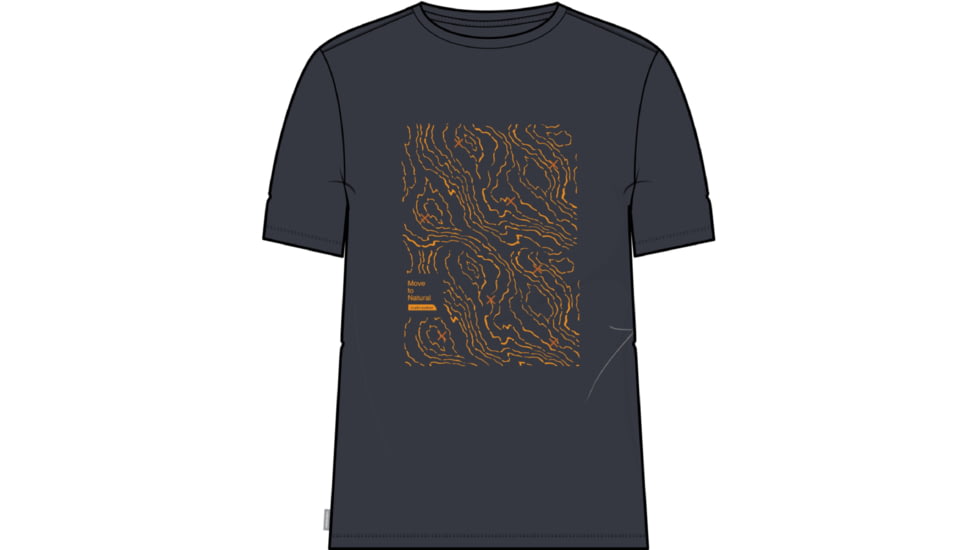 Icebreaker 150 Tech Lite II Short Sleeve Alpine Crossing T-Shirt - Men's, Graphite, Extra Small, IB0A56RF884XS