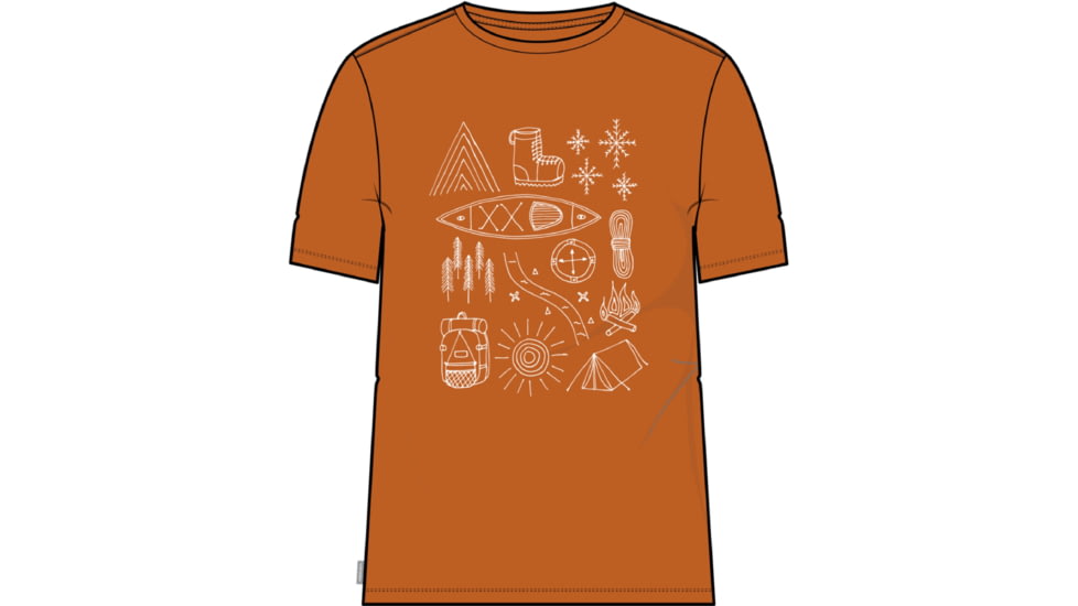 Icebreaker 150 Tech Lite II Short Sleeve Camp Essentials T-Shirt - Men's, Earth, Extra Small, IB0A56RA865XS